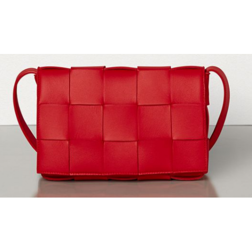 Bottega Veneta BORSA CASSETTE 578004 BRIGHT RED