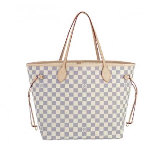 Louis Vuitton Damier Azur Canvas Neverfull MM N51107