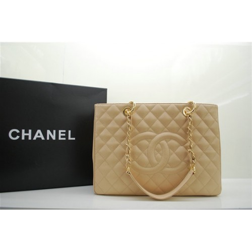 Chanel 2011 GST Caviar Leather Handbag 36092 Cream