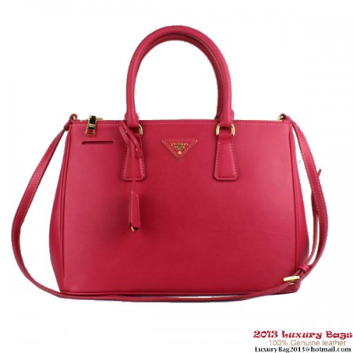 2013 Prada Saffiano Calf Leather Tote Bag 2274 Peach