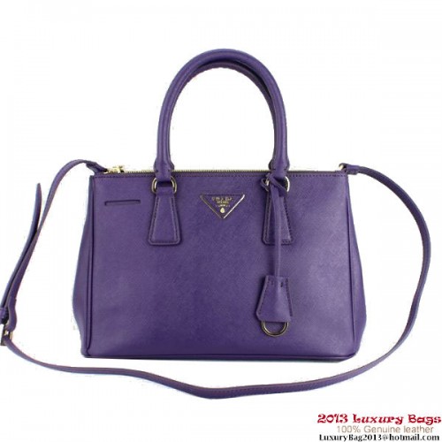 2013 Prada Saffiano Tote Bag 1801 Purple