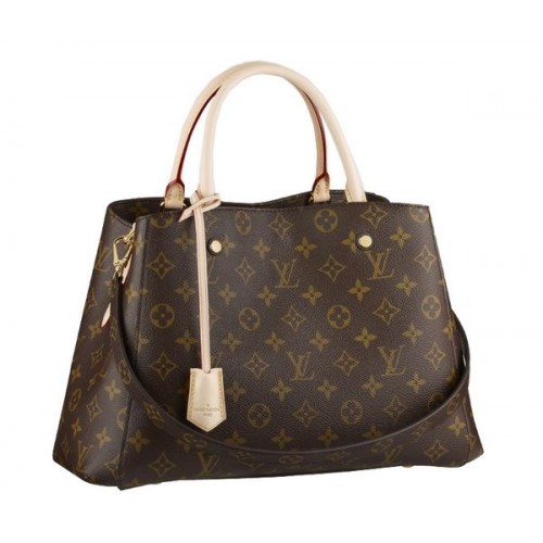 2014 Louis Vuitton Monogram Canvas Montaigne MM M41056