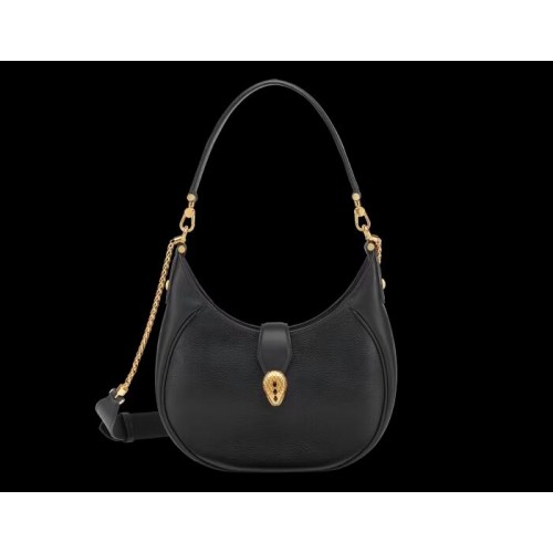 BVLGARI Shoulder Bag Calfskin Leather B281640 black