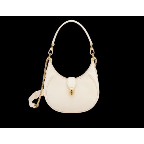 BVLGARI Shoulder Bag Calfskin Leather B281640 white