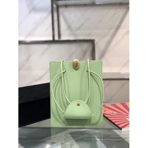 BVLGARI Shoulder Bag Calfskin Leather B288728 green