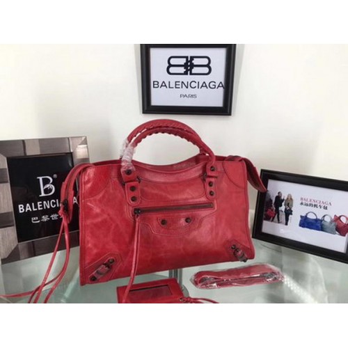Balenciaga Classic City Bags B084332 Red