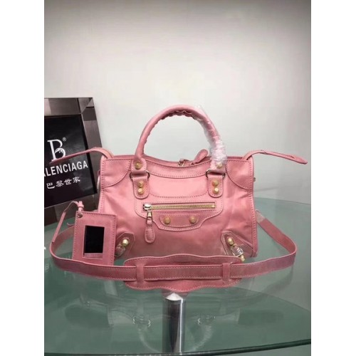 Balenciaga Giant City Gold Studs Handbag 084333 Pink