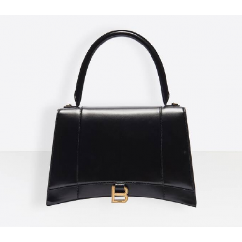 Balenciaga HOURGLASS MEDIUM TOP HANDLE BAG B108892 black