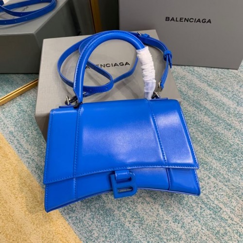 Balenciaga HOURGLASS SMALL TOP HANDLE BAG B108895-1 blue