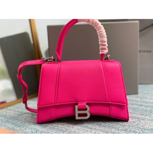 Balenciaga HOURGLASS SMALL TOP HANDLE BAG B108895 neon pink