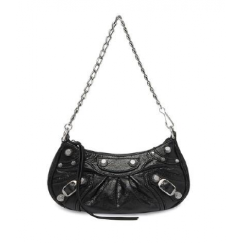 Balenciaga LE CAGOLE MINI PURSE WITH CHAIN 6958141 black