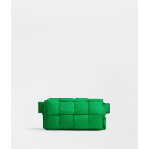 Bottega Veneta CASSETTE Mini Nylon belt bag 8952 Green