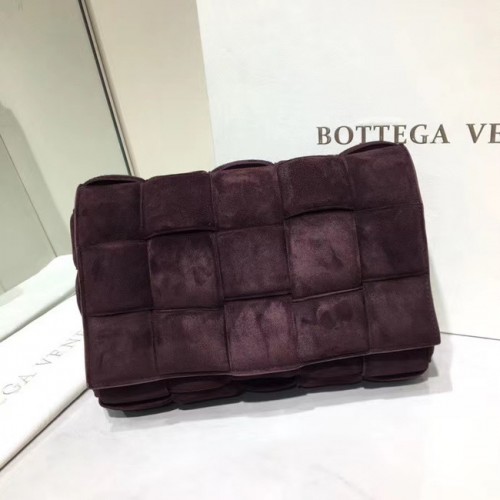 Bottega Veneta PADDED CASSETTE BAG suede 591970 Fondant