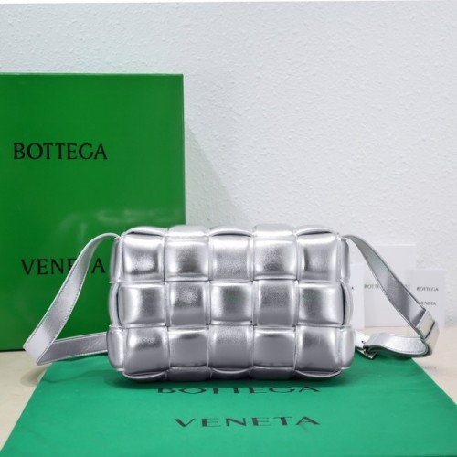 Bottega Veneta Padded Cassette 591970 silver