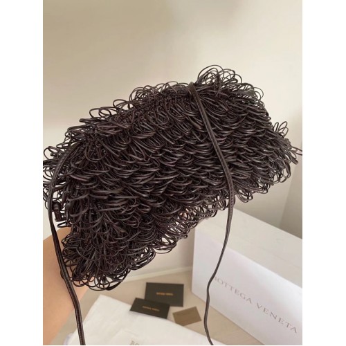 Bottega Veneta Shoulder Bag 576227 dark brown