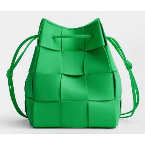 Bottega Veneta Small Cassette Bucket Bag 680218 Parakeet