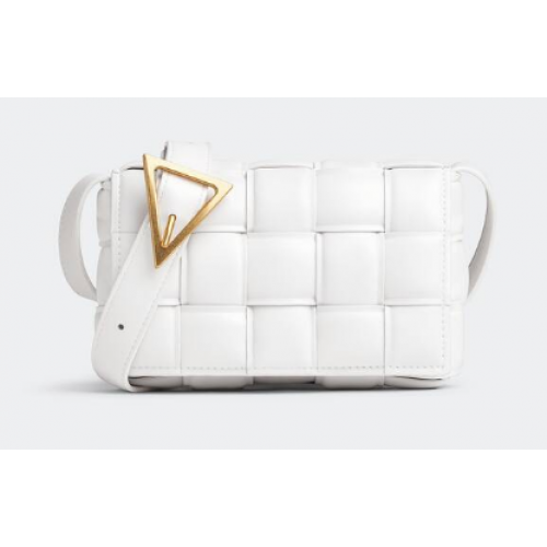 Bottega Veneta Small Padded Cassette 717506 white