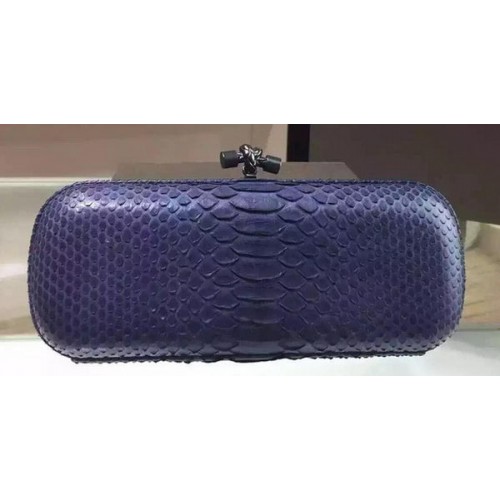 Bottega Veneta Snake Leather Knot Clutch 8651K
