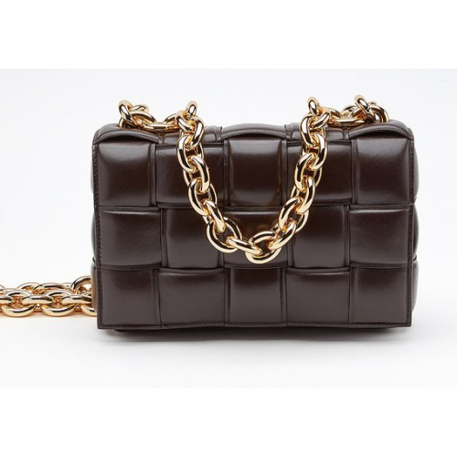 Bottega Veneta THE CHAIN CASSETTE Expedited Delivery 631421 Chocolates
