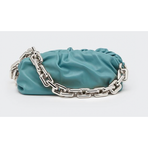 Bottega Veneta THE CHAIN POUCH 620230 LINOLEUM