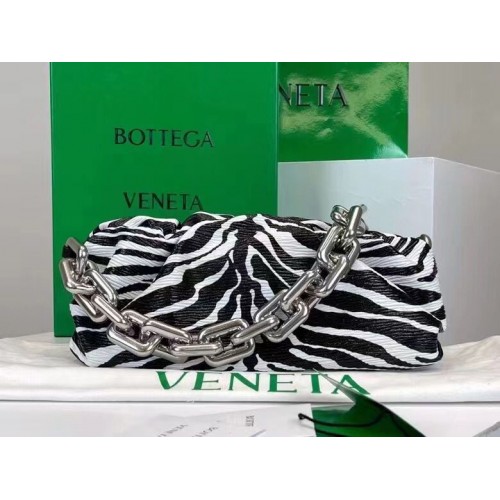 Bottega Veneta THE CHAIN POUCH 620231 White&Black