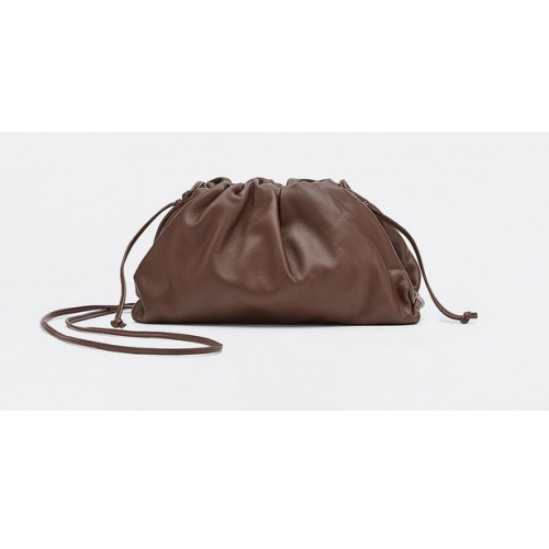 Bottega Veneta THE MINI POUCH 585852 Brownie