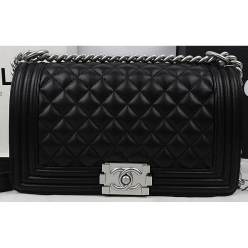 Boy Chanel Flap Bag Original Calfskin Leather A67025 Black