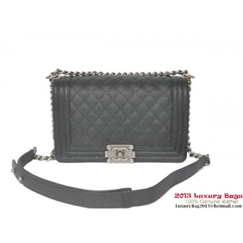 Boy Chanel Flap Shoulder Bag Classic Cannage Patterns A67086 Black