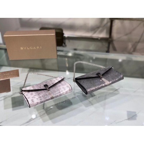 Bulgari metallic-leather shoulder bag 39175