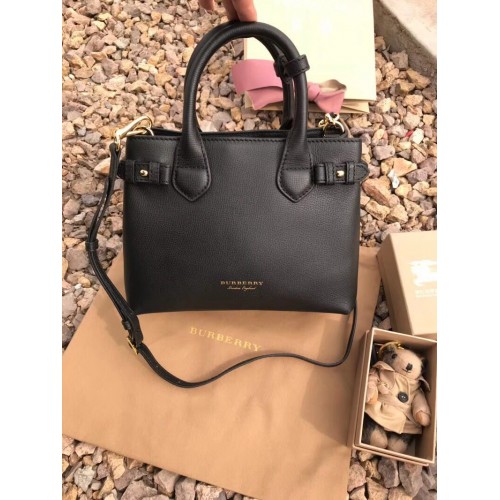 BurBerry Leather Tote Bag 5560 black