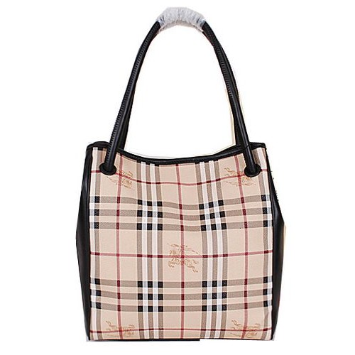 BurBerry Small Haymarket Check Tote Bag 38825571 Black