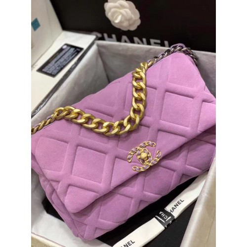 CHANEL 19 Flap Bag AS1160 Lavender