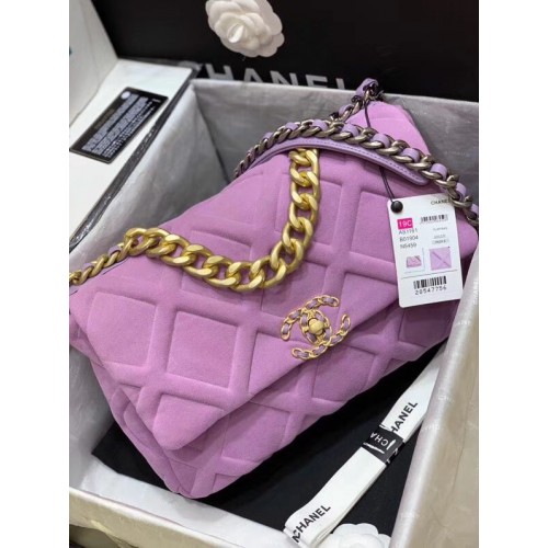 CHANEL 19 Flap Bag AS1161 Lavender