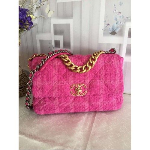 CHANEL 19 Flap Bag AS1162 rose