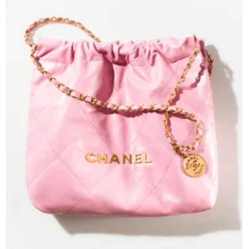 CHANEL 22 SMALL HANDBAG AS3260 pink