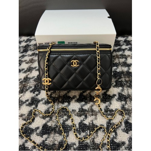 CHANEL VANITY WITH CHAIN 68105 Black