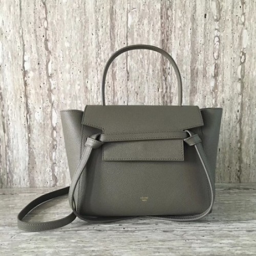 Celine Belt mini Bag Original Leather C98310 Grey