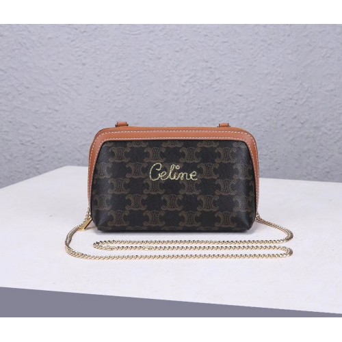 Celine COATED CANVAS CL00382 brown