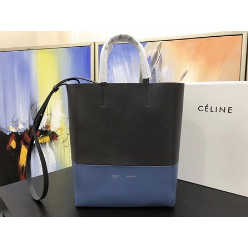 Celine Cabas Phantom Bags Original Leather C3365 Grey&Blue