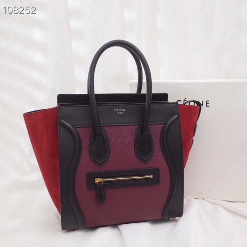 Celine Luggage Boston Tote Bags All Calfskin Leather C0189-1