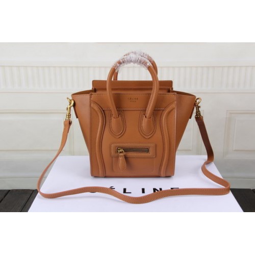 Celine Luggage Nano Bag Original Leather CTS3309 Wheat
