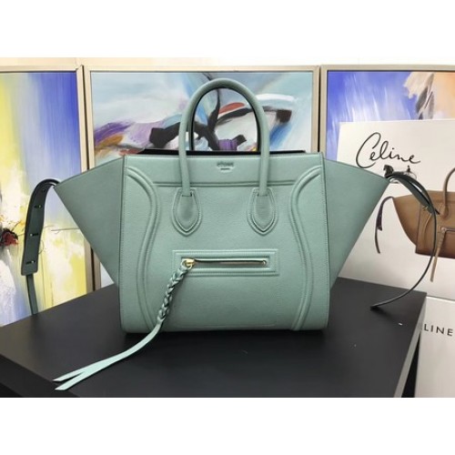 Celine Luggage Phantom Tote Bag Calfskin Leather CT3372 Green