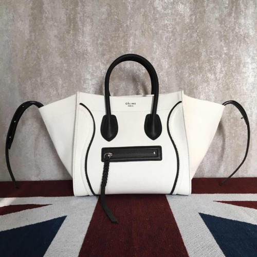 Celine Luggage Phantom Tote Bag  CT3372 white