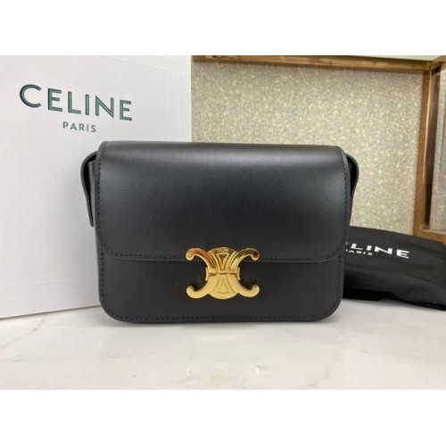 Celine MINI CLASSIC BAG IN BOX CALFSKIN CL01503 black