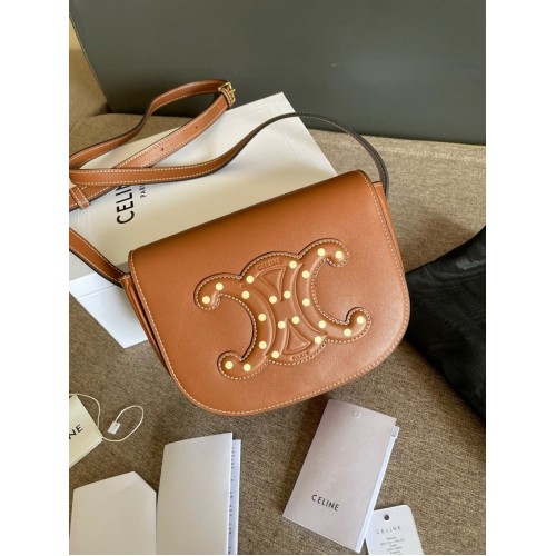 Celine TEEN CLASSIC BAG CALFSKIN A199292 TAN