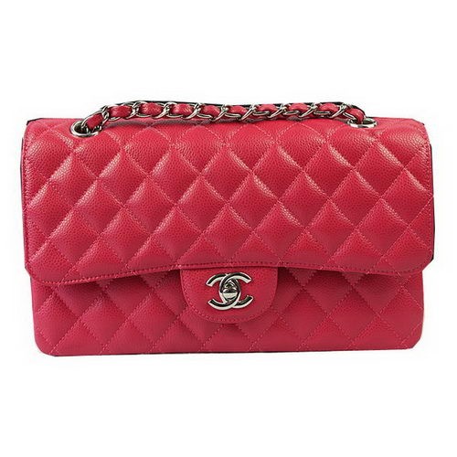 Chanel 2.55 Series Bags Rose Cannage Pattern Leather CFA1112 Silver