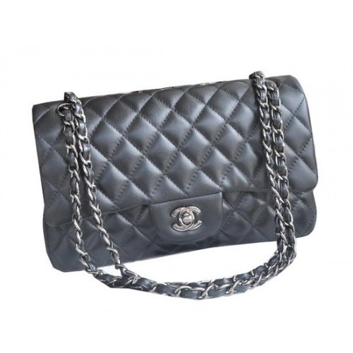Chanel 2.55 Series Bags Sheepskin Leather A1117 Black