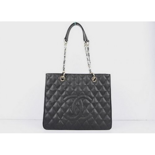 Chanel Shopper Tote Handbags 20995 Black