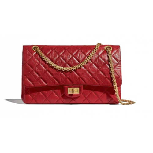 Chanel 2.55 Calfskin Flap Bag A37587 red