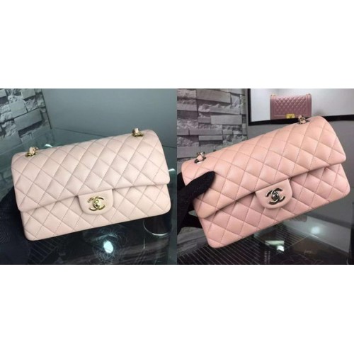 Chanel 2.55 Series Flap Bag Lambskin Leather A5024 Pink